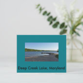 Carte Postale Maryland du lac Deep Creek (Debout devant)