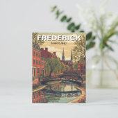 Carte Postale Maryland Frederick Historic District Travel (Debout devant)