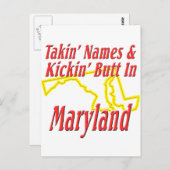 Carte Postale Maryland - Kickin' Butt (Devant / Derrière)