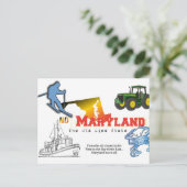 Carte Postale Maryland - L'État Old Line (Debout devant)