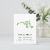 Carte Postale MARYLAND Nous avons proposé Nouvelle adresse Nouve (Debout devant)