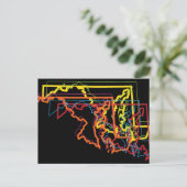 Carte Postale maryland pride flou (Debout devant)