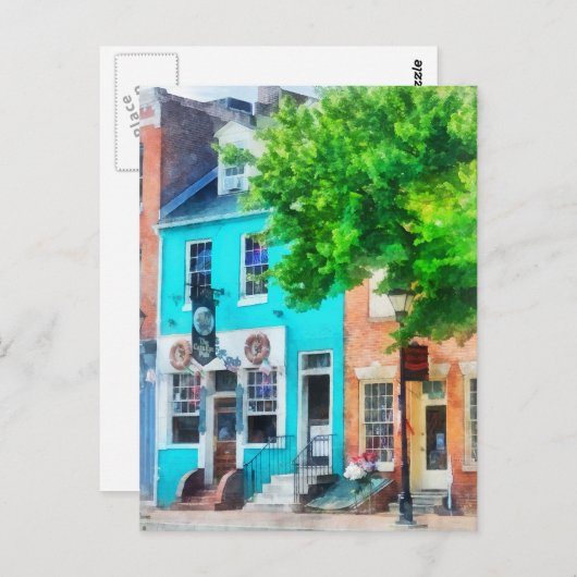 Carte Postale Maryland - Quartier Pub Fells Point MD (Devant / Derrière)