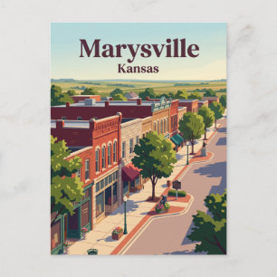 Carte Postale Marysville, Kansas