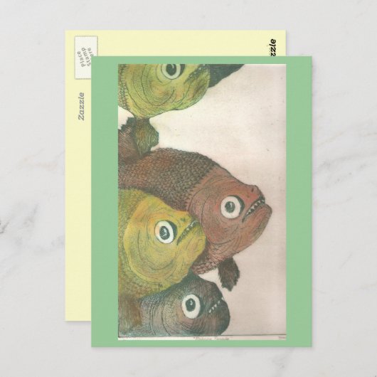 Carte Postale mas piranhas (Devant / Derrière)