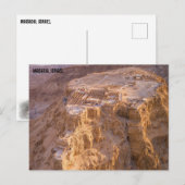 CARTE POSTALE MASADA, ISRAËL (Devant / Derrière)