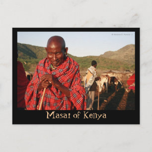Carte postale Masaï du Kenya