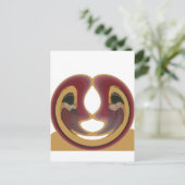 Carte Postale Masai Tribal Whirt Art Imprimer (Debout devant)