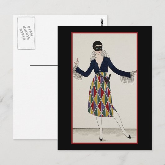 Carte Postale Mascarade (Devant / Derrière)