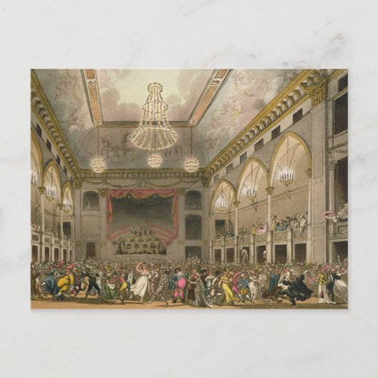 Carte Postale Mascarade de Panthéon du microcosme Ackermann (Devant)