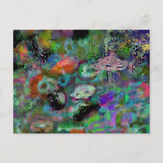 Carte Postale mascarade de sirène (Devant)