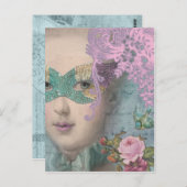 Carte Postale Mascarade française (Devant / Derrière)