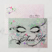 Carte postale Mascarade Merci (Devant / Derrière)