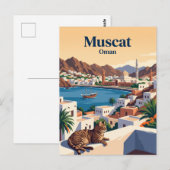 Carte Postale Mascate Oman (Devant / Derrière)