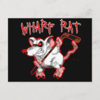Mascotte de caricature de Wharf Rat