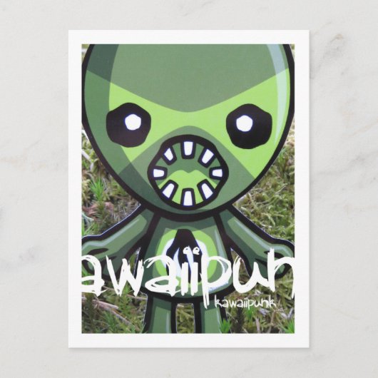 Carte Postale Mascotte Monster (Devant)