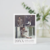 Carte Postale Masculine College 3 Faire-part d'obtention d'un di (Debout devant)