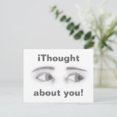 Carte Postale Masculine des yeux (Debout devant)