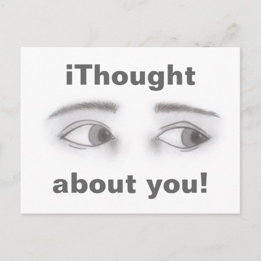 Carte Postale Masculine des yeux (Devant)