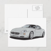 Carte Postale maserati gransport (Devant / Derrière)