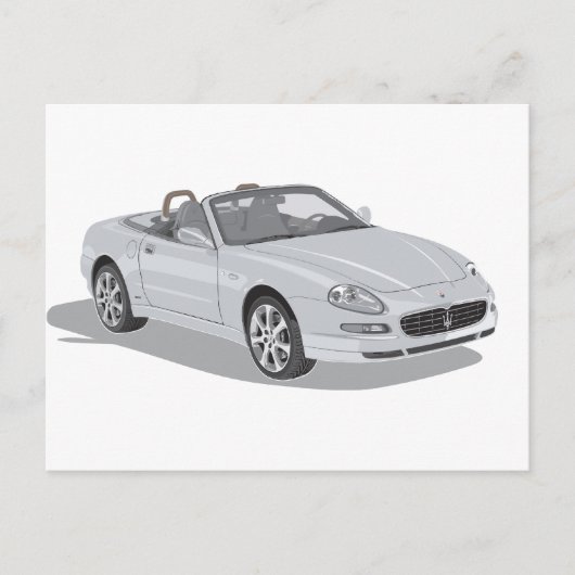 Carte Postale Maserati Spyder (Devant)