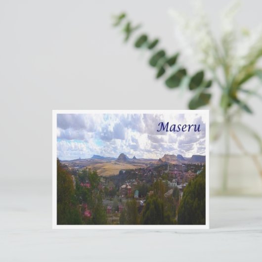 Carte Postale Maseru - Lesotho - Vue aérienne - (Debout devant)