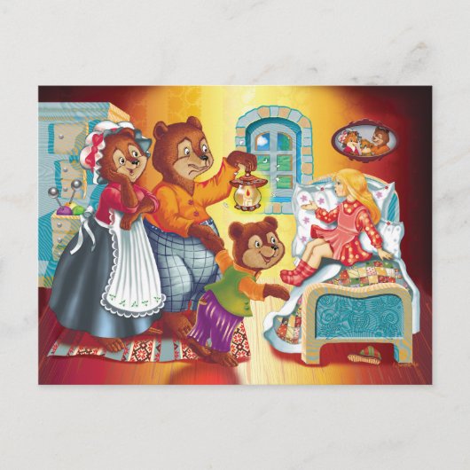 Carte Postale Masha et 3 ours (Devant)