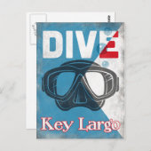 Carte Postale Mask de Key Largo (Devant / Derrière)