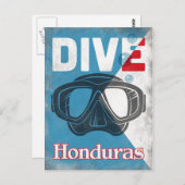 Carte Postale Mask du Honduras (Devant / Derrière)