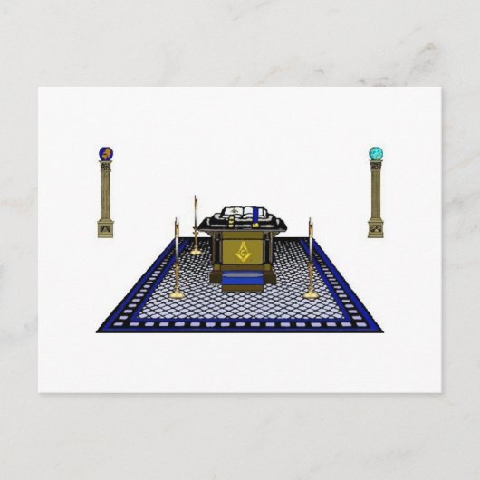 Carte postale masonique (Devant)