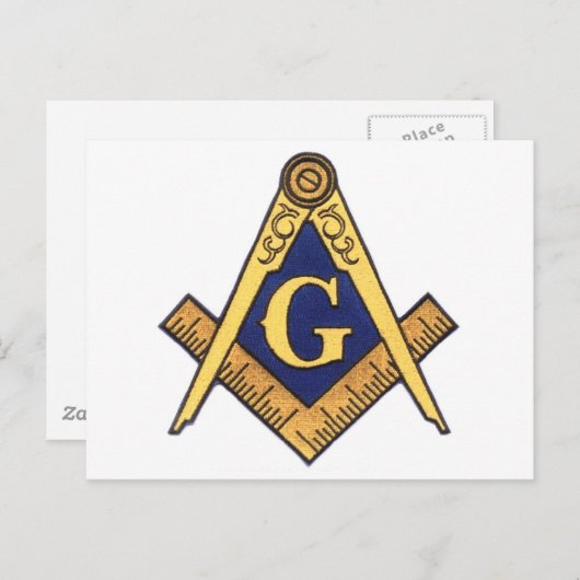 CARTE POSTALE MASONS (Devant / Derrière)