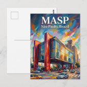 Carte Postale MASP Brésil (Devant / Derrière)