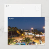 Carte Postale Maspalomas Heure Bleue (Devant / Derrière)