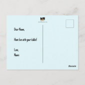 Carte postale Masque (Dos)