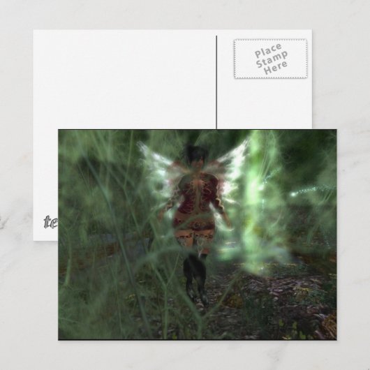 Carte Postale Masqué (Devant / Derrière)