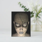 carte postale masque (Debout devant)