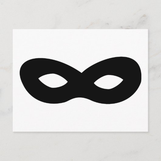 Carte Postale Masque (Devant)