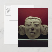 Carte Postale Masque, 500-900 après J.-C. (Devant / Derrière)