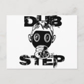 Carte Postale Masque à gaz Dubstep (Devant)