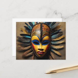 Carte Postale Masque africain