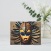 Carte Postale Masque africain (Debout devant)