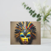 Carte Postale Masque Africain (Debout devant)