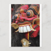 Carte Postale Masque Bali Barong (Devant)
