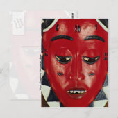 Carte Postale Masque Baule, Côte d'Ivoire (Devant / Derrière)