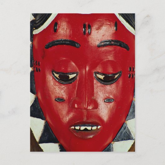 Carte Postale Masque Baule, Côte d'Ivoire (Devant)