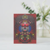 Carte Postale Masque chinois (Debout devant)