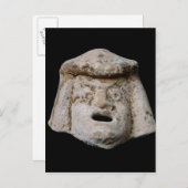 Carte Postale Masque comique (Devant / Derrière)