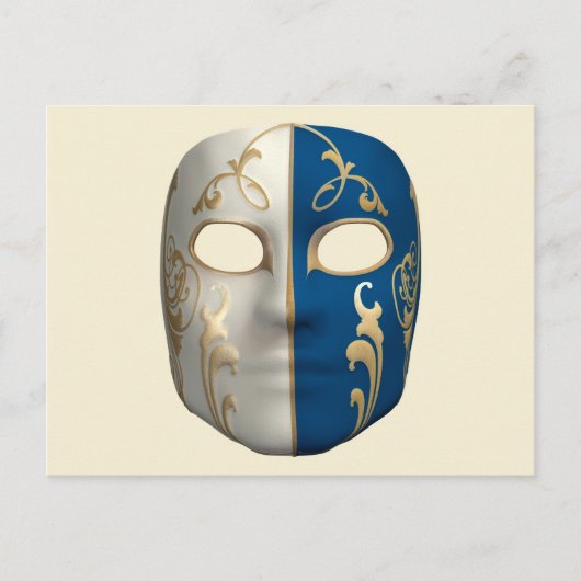 Carte Postale Masque de Carnaval (Devant)