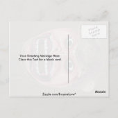 Carte Postale Masque de danse sous forme de singe (Dos)