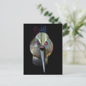 Carte Postale Masque d'oiseaux (Debout devant)